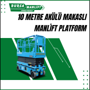 10 metre akulu makasli manlift platform 1