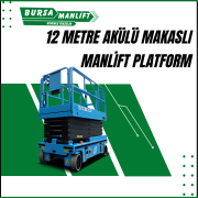 12 metre akulu makasli manlift platform 1