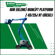 16m eklemli manlift platform z 4525j rt diesel 1