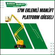 17m eklemli manlift platform diesel 1