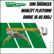19m orumcek manlift platform omme 18.40 rbdj 2