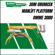 30m orumcek manlift platform omme 18.40 rbdj